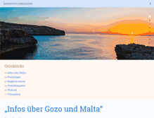 Tablet Screenshot of malta-info.ch